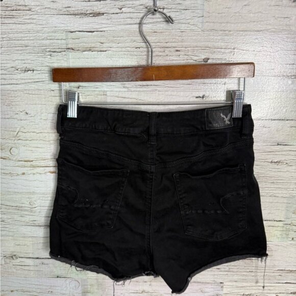 American Eagle Hi-rise Shortie size 10 black - Picture 5 of 7